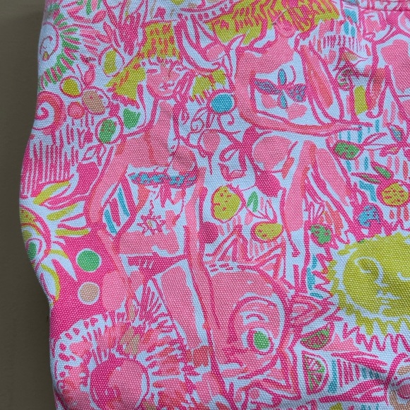 Lilly Pulitzer Palm Beach Bag Tote Kinis In The Keys - Picture 2 of 8